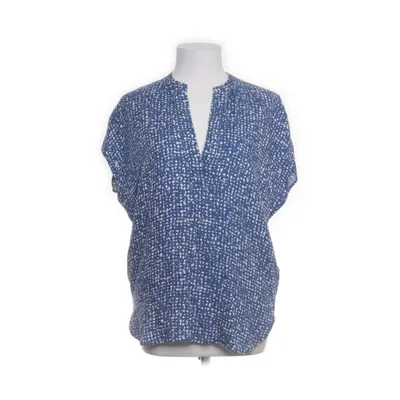 Top (Blue, White) from Arnie Says Viscose