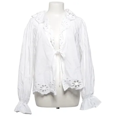 Blouse (White) from Boohoo Cotton