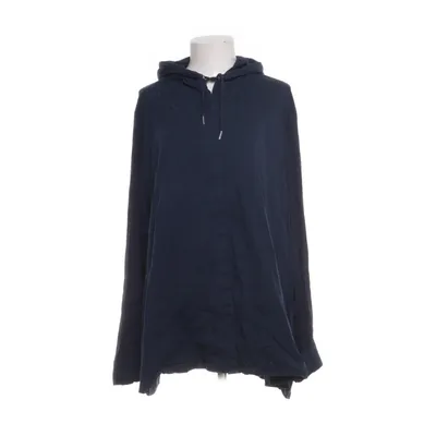 Huvtröja (Blå) från Ulla Popken Bomull, Elastan, Viskos