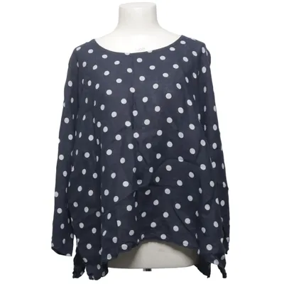 Blouse (Blauw, Wit) van Puro Lino Linnen