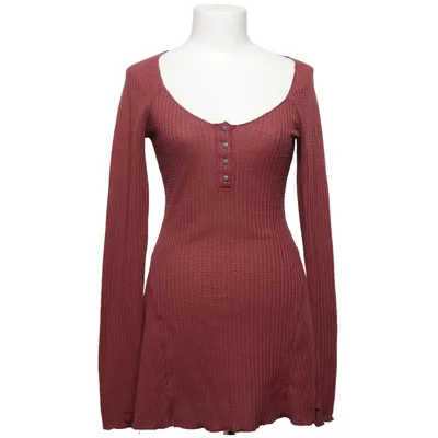 Henley T-shirt (Rød) fra Current Mood Elastan, Polyester