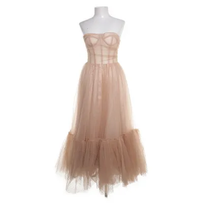 Evening gown (Beige) from Zapaka Polyester
