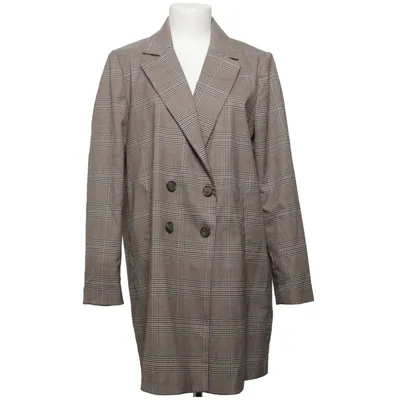 Blazer (Bruin, Grijs) van Zara Basic Collection Elastaan, Polyester, Viscose