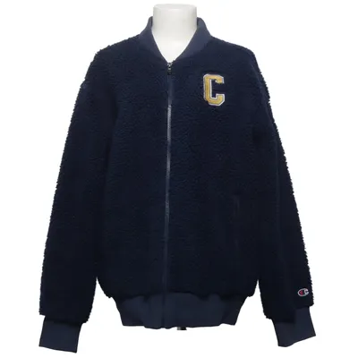 Veste polaire (Bleu) de Champion Coton, Élasthane, Polyester