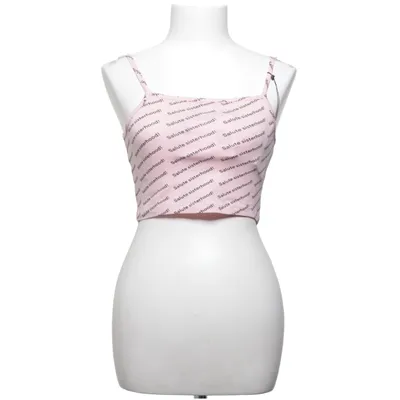Crop top (Rosa) från Monki Bomull, Elastan