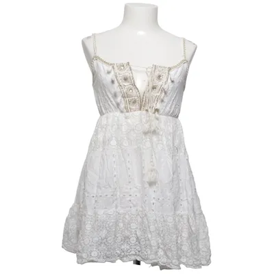 Strandklänning (Vit) Bomull, Viskos