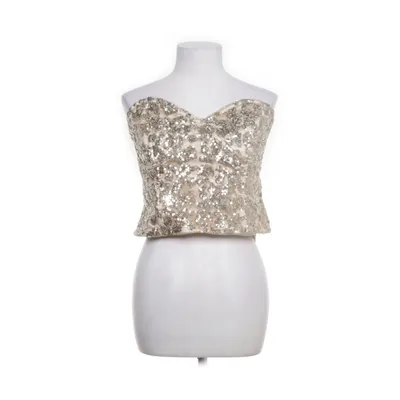 Tube top (Beige) van Gestuz Polyester