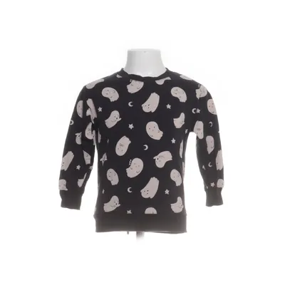 Sweatshirt (Zwart, Wit) van Lindex Katoen, Elastaan