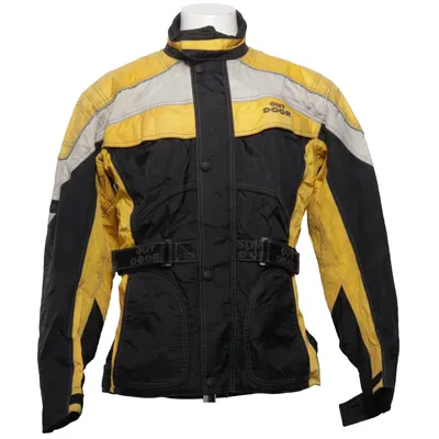 Motorjas (Zwart, Geel, Grijs) van Outdoor Polyamide