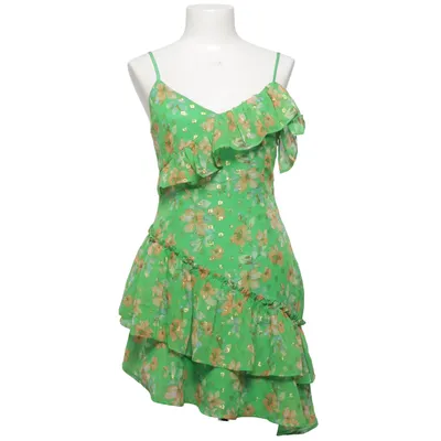 Klänning (Grön, Flerfärgad) från Forever 21 Metallfiber, Polyester