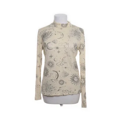 Lange mouwen shirt (Beige, Meerkleurig) van Ganni Lyocell