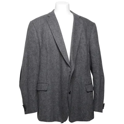 Blazer (Gray) from Lanificio di Pray Acetate, Wool