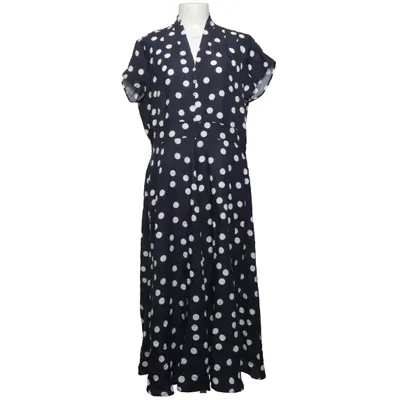 Robe longue (Bleu, Blanc) de Newhouse Lin, Viscose
