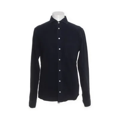 Denim blouse (Blauw) van Eton Katoen