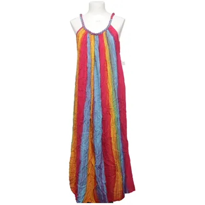 Robe longue (Bleu, Jaune, Rose) Viscose
