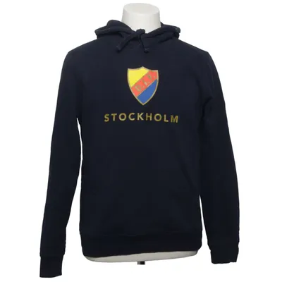 Huvtröja (Blå) från Djurgårdens IF Ekologisk bomull, Återvunnen polyester