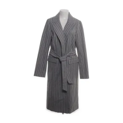 Coat (Gray, White) from JustFab Polyester