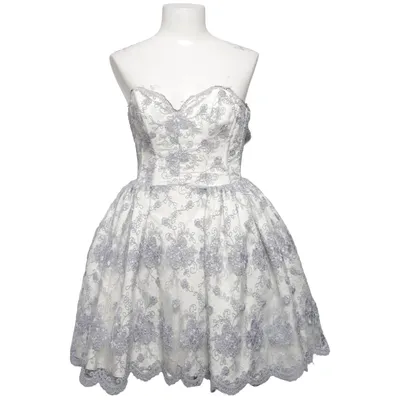 Cocktailjurk (Wit, Grijs) van LOU Polyester