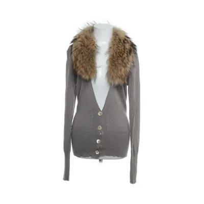 Cardigan (Grå, Brun) fra Xandres Kashmir, Silke