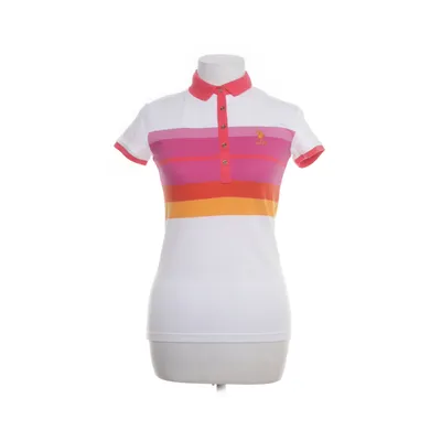 Pikétröja (Rosa, Vit) från U.S. Polo Assn. Bomull, Elastan