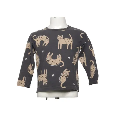 Lange mouwen shirt (Grijs, Beige) van Minories Katoen