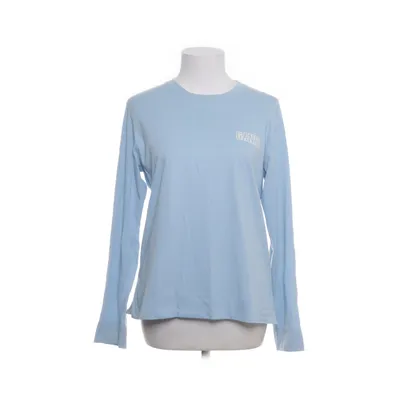 Långärmad t-shirt (Blå) från Ganni Återvunnen bomull, Återvunnen polyester