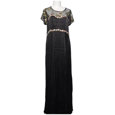Maxikleid (Schwarz, Mehrfarbig) von Ida Sjöstedt Polyamid, Polyester, Viskose