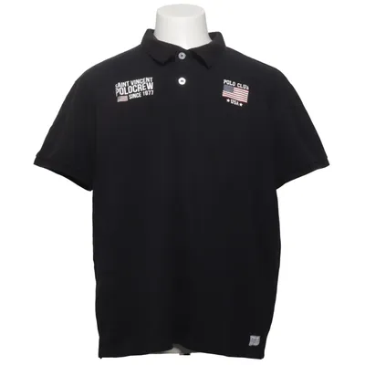 Poloshirt (Schwarz) von Saint Vincent Baumwolle