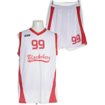 Set (Vit, Röd) Polyester