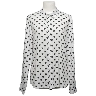 Bluse (Hvid, Sort) fra Ann Christine