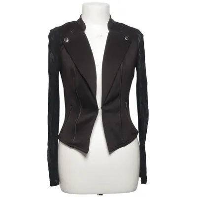 Bikerjack (Zwart) van Material Girl Elastaan, Polyamide, Polyester