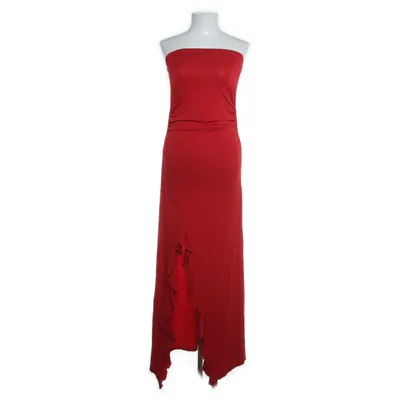 Robe longue (Rouge) de NA-KD Élasthane, Viscose