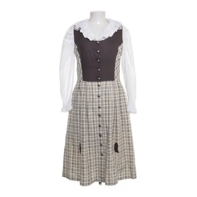 Dirndl (Wit, Grijs, Beige) van Country Line Katoen, Linnen, Polyester