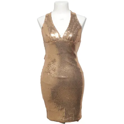 Cocktailkjole (Guld) fra Goddess London Elastan, Viscose