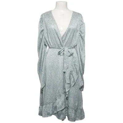 Robe portefeuille (Bleu, Blanc) de Missguided Plus Polyester