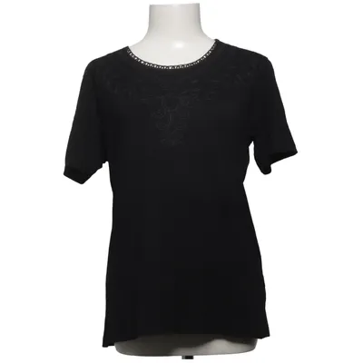 T-shirt (Zwart) van More Katoen, Elastaan