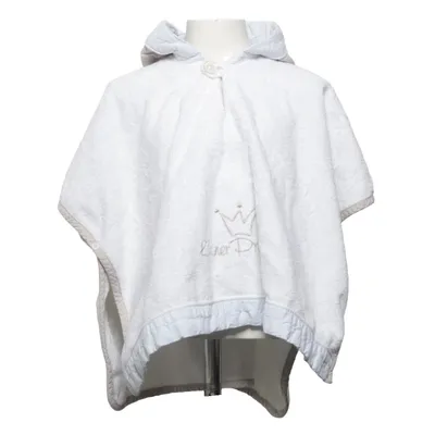 Badponcho (Wit, Blauw) van Be Be's Collection Bamboo, Katoen, Viscose