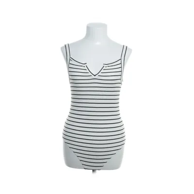 Body (Hvid, Sort) fra American Eagle Outfitters Elastan, Viscose