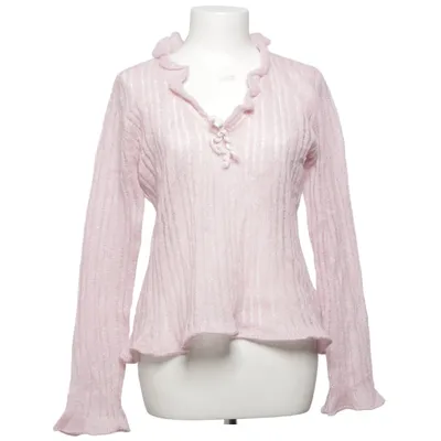 Pull-over (Rose) de Zavanna Acrylique, Fibre métallique, Polyester, Laine