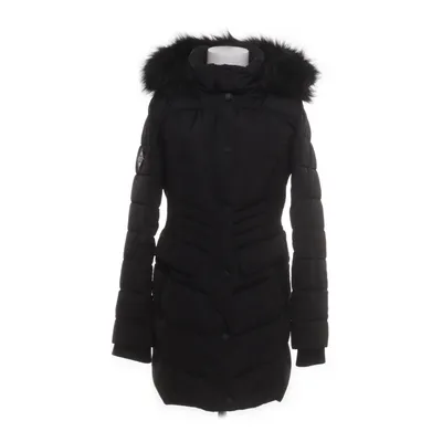 Winterjas (Zwart) van Superdry Imitatiebont, Polyester, Nylon, Acryl, Elastaan