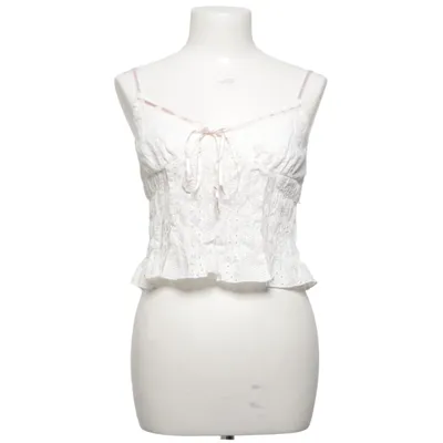 Crop top (Vit) från Kimchi Blue Bomull, Elastan, Polyester