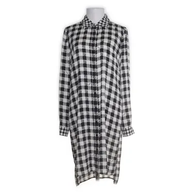 Skjortekjole (Hvid, Sort) fra Diane von Furstenberg Elastan, Silke