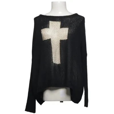 Sweater (Black, Gold) from FAV Acrylic, Leather