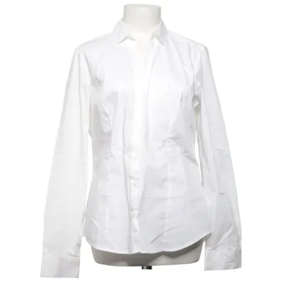 Chemise (Blanc) de H&M Modern Classic Polyamide, Élasthane, Coton