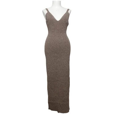 Maxikjole (Brun, Beige) fra Adoore Polyamid, Viscose