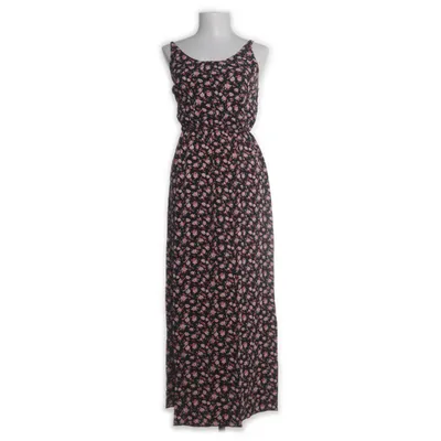 Maxi jurk (Zwart, Meerkleurig) van Essentials Viscose