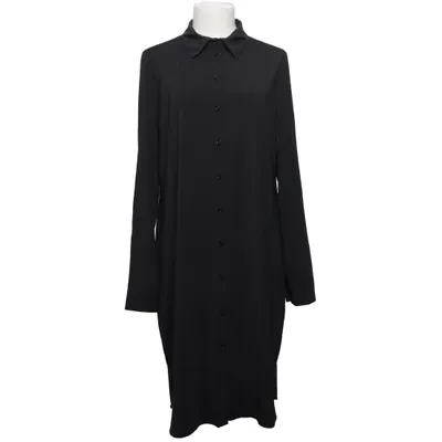 Robe chemise (Noir) de Angelle Milan Élasthane, Polyamide