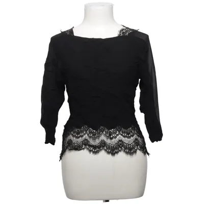 Blus (Svart) från Sandro Bomull, Polyamid, Polyester