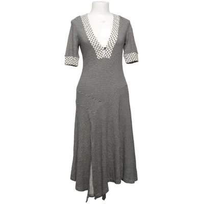Robe (Noir, Blanc) de Tone Barker Silk Soie
