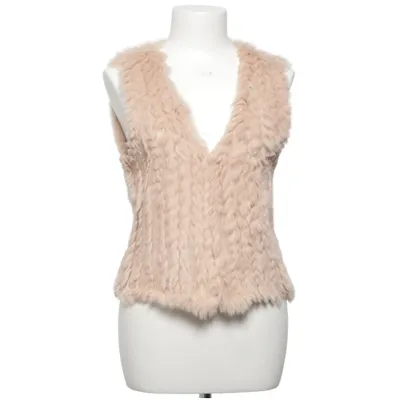 Vest (Beige) from Soyaconcept Acrylic, Rabbit fur